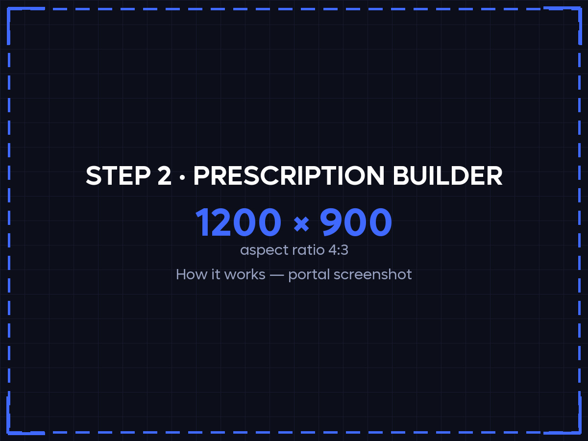 Building an exercise prescription in the Moovv physio portal